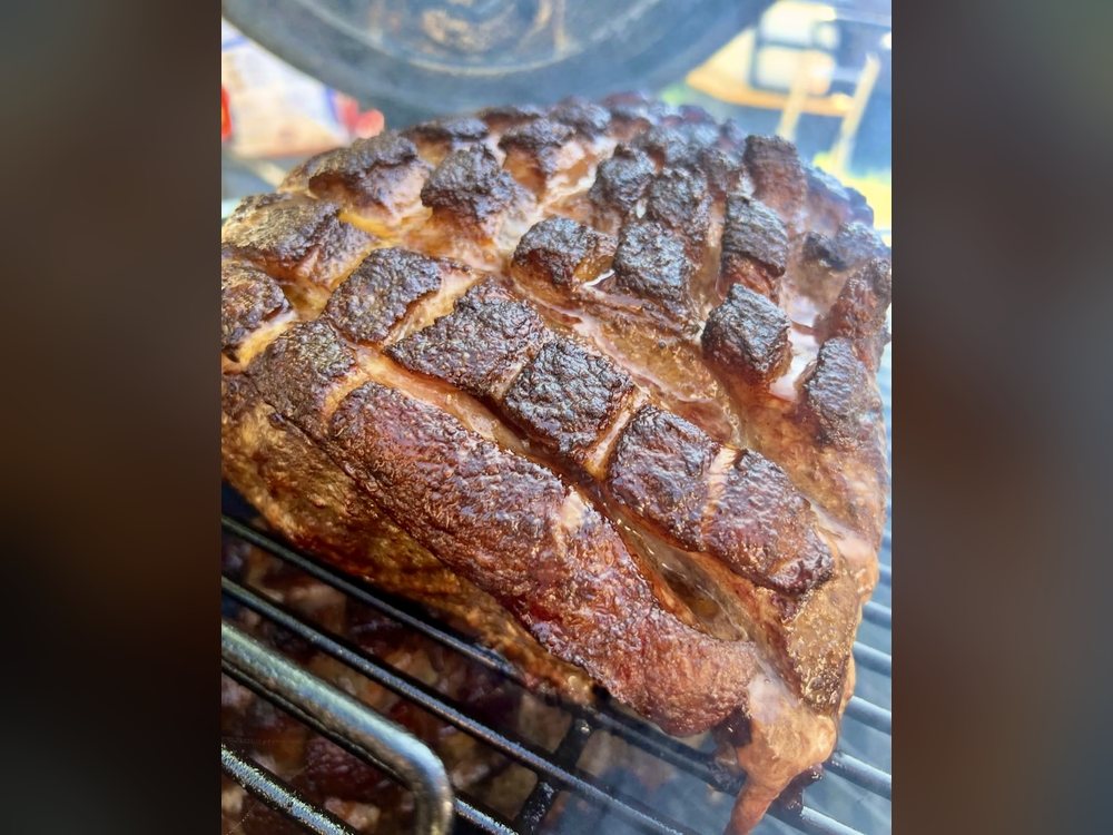 Slow-roasted pork