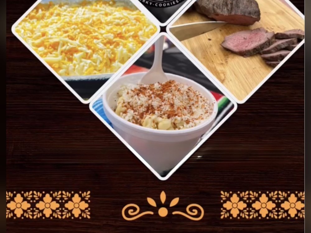 Smoked mac, street corn and tri-tip